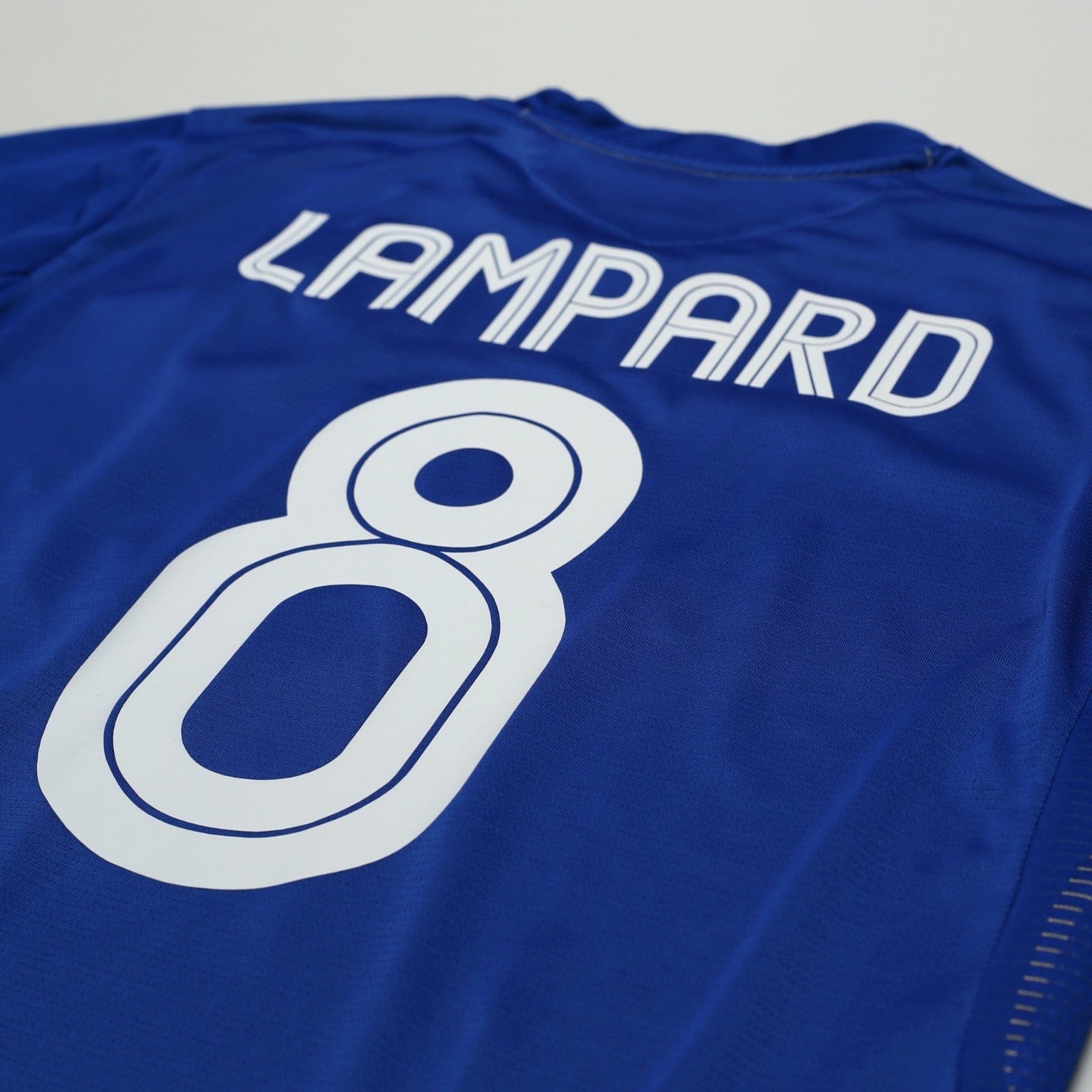 2005/06 Lampard #8 Chelsea Vintage Umbro Centenary UCL Home Football Shirt (L)