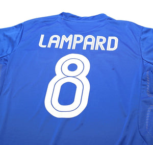 2005/06 LAMPARD #8 Chelsea Vintage Umbro UCL Home Football Shirt Jersey (L)