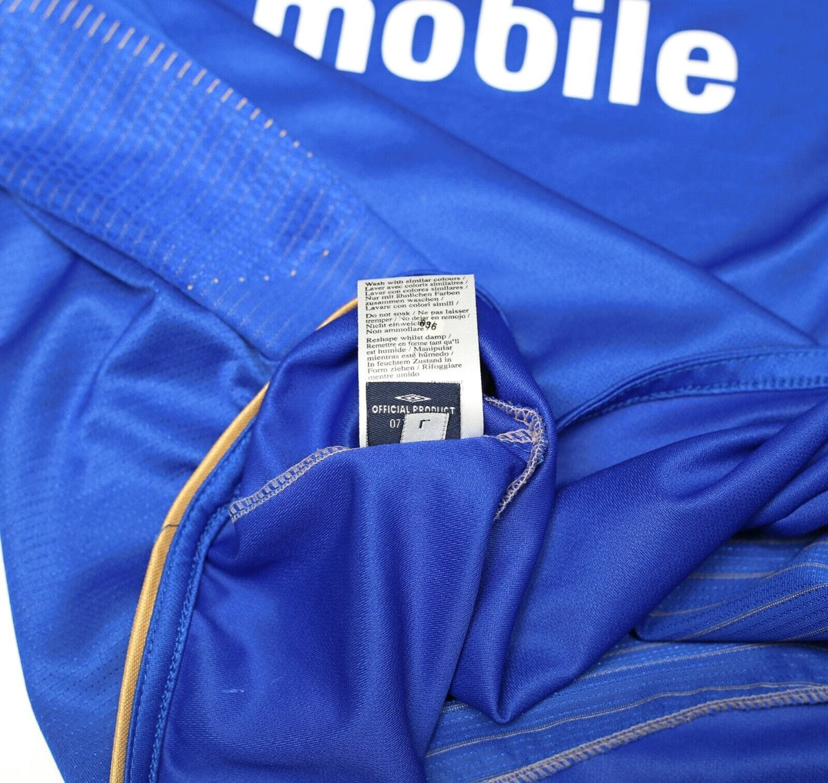 2005/06 LAMPARD #8 Chelsea Vintage Umbro UCL Home Football Shirt Jersey (L)