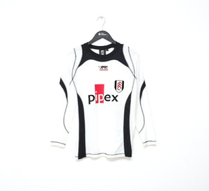 2005/06 McBRIDE #20 Fulham Vintage Airness LS Home Football Shirt (S) USMT
