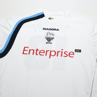 2005/06 Nugent #10 Preston North End Vintage Diadora Home Football Shirt (L)