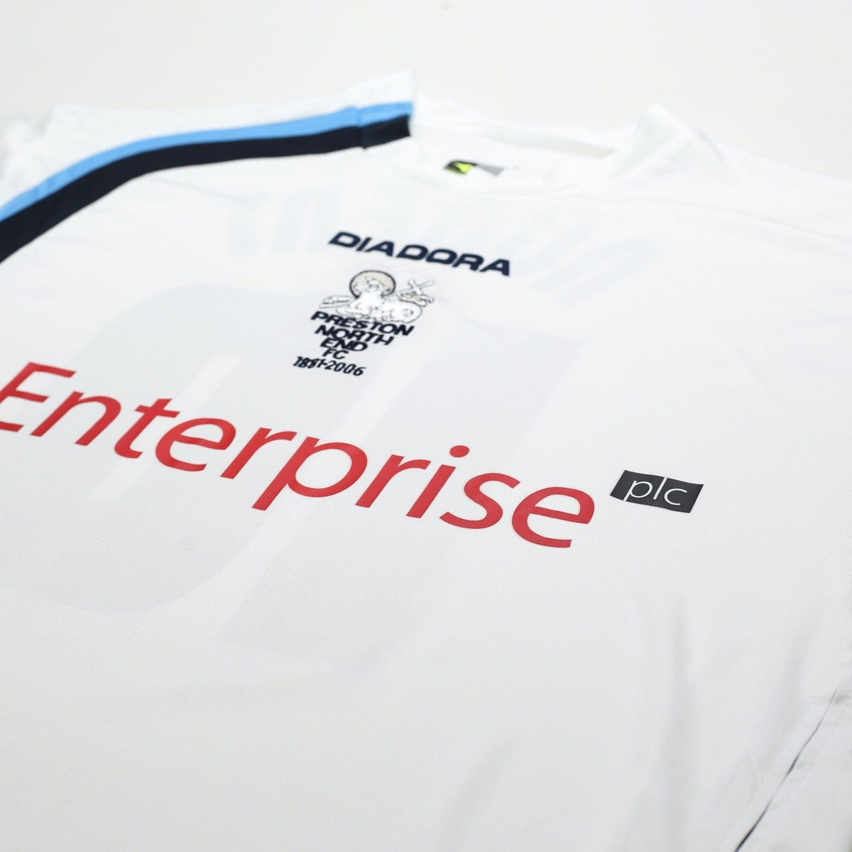 2005/06 Nugent #10 Preston North End Vintage Diadora Home Football Shirt (L)