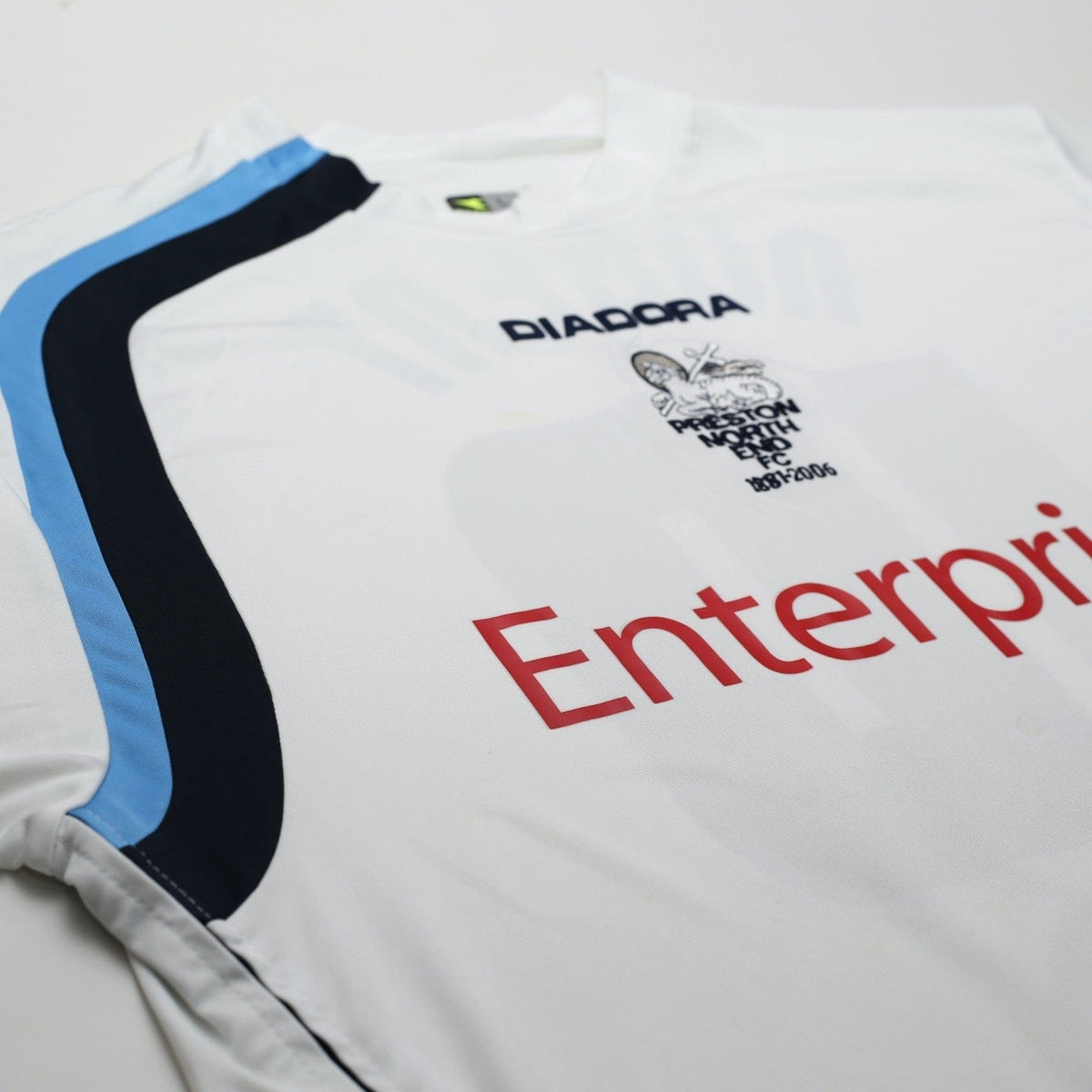 2005/06 Nugent #10 Preston North End Vintage Diadora Home Football Shirt (L)