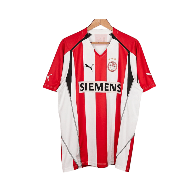 2005-06 Olympiacos Puma Home Shirt Very Good XL