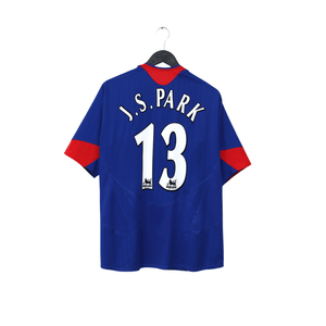 2005/06 Park Ji-Sung #13 Manchester United Vintage Nike Away Football Shirt (L)