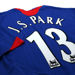 2005/06 Park Ji-Sung #13 Manchester United Vintage Nike Away Football Shirt (L)
