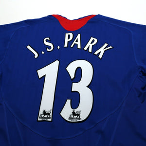 2005/06 Park Ji-Sung #13 Manchester United Vintage Nike Away Football Shirt (L)