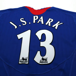 2005/06 Park Ji-Sung #13 Manchester United Vintage Nike Away Football Shirt (L)