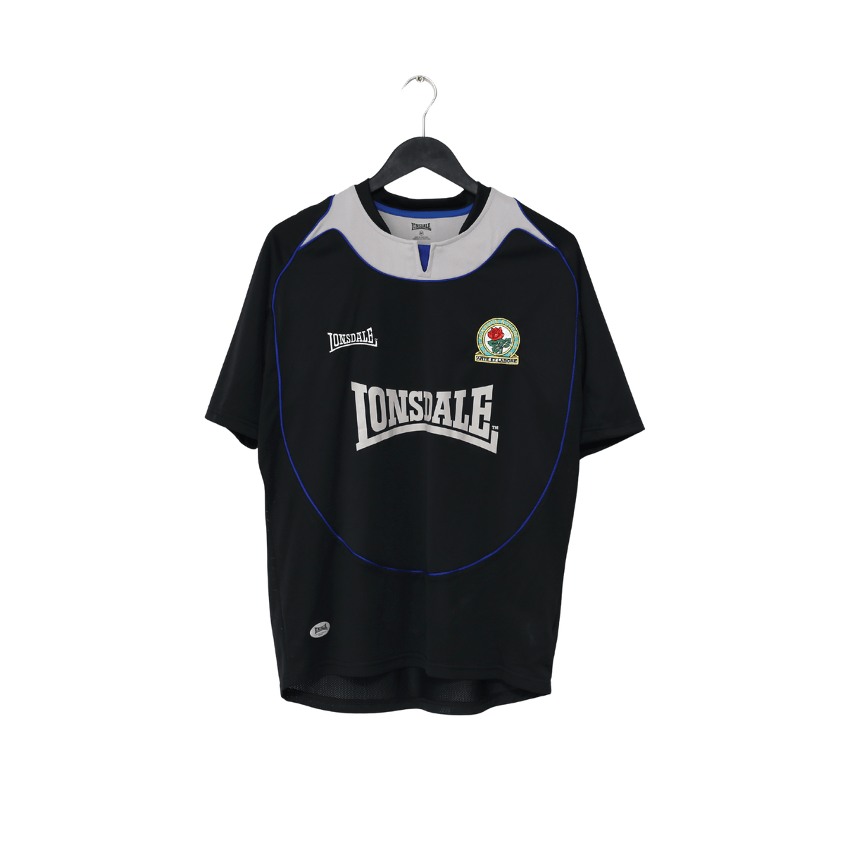 2005/06 PEDERSEN #12 Blackburn Rovers Vintage Lonsdale Away Football Shirt (M)