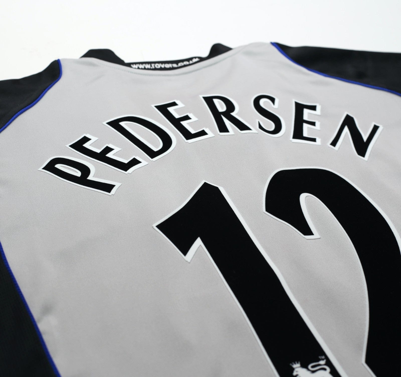 2005/06 PEDERSEN #12 Blackburn Rovers Vintage Lonsdale Away Football Shirt (M)