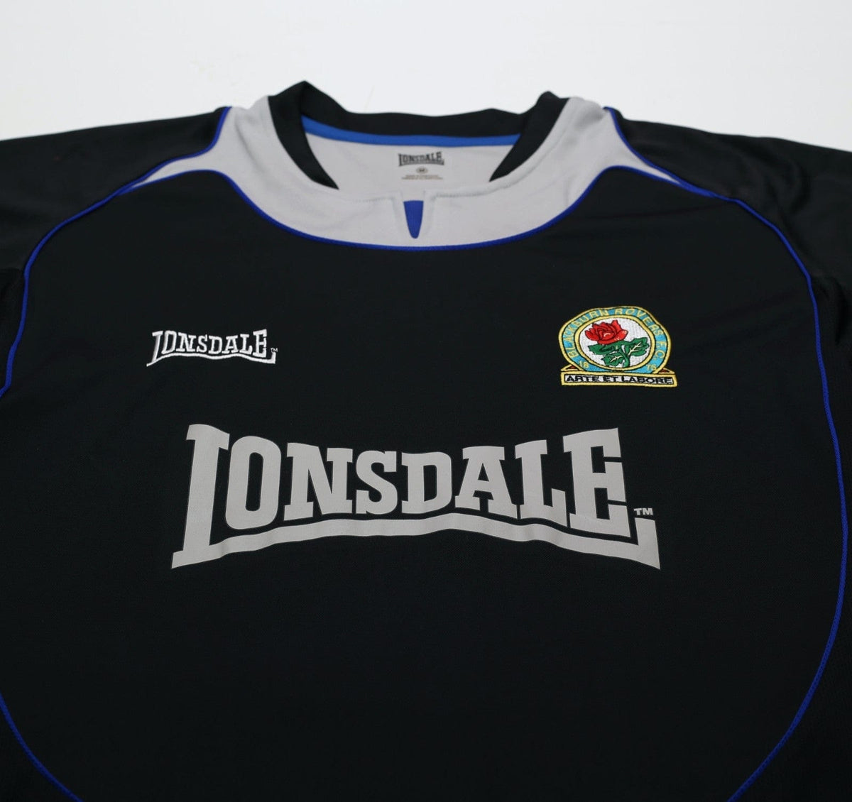 2005/06 PEDERSEN #12 Blackburn Rovers Vintage Lonsdale Away Football Shirt (M)