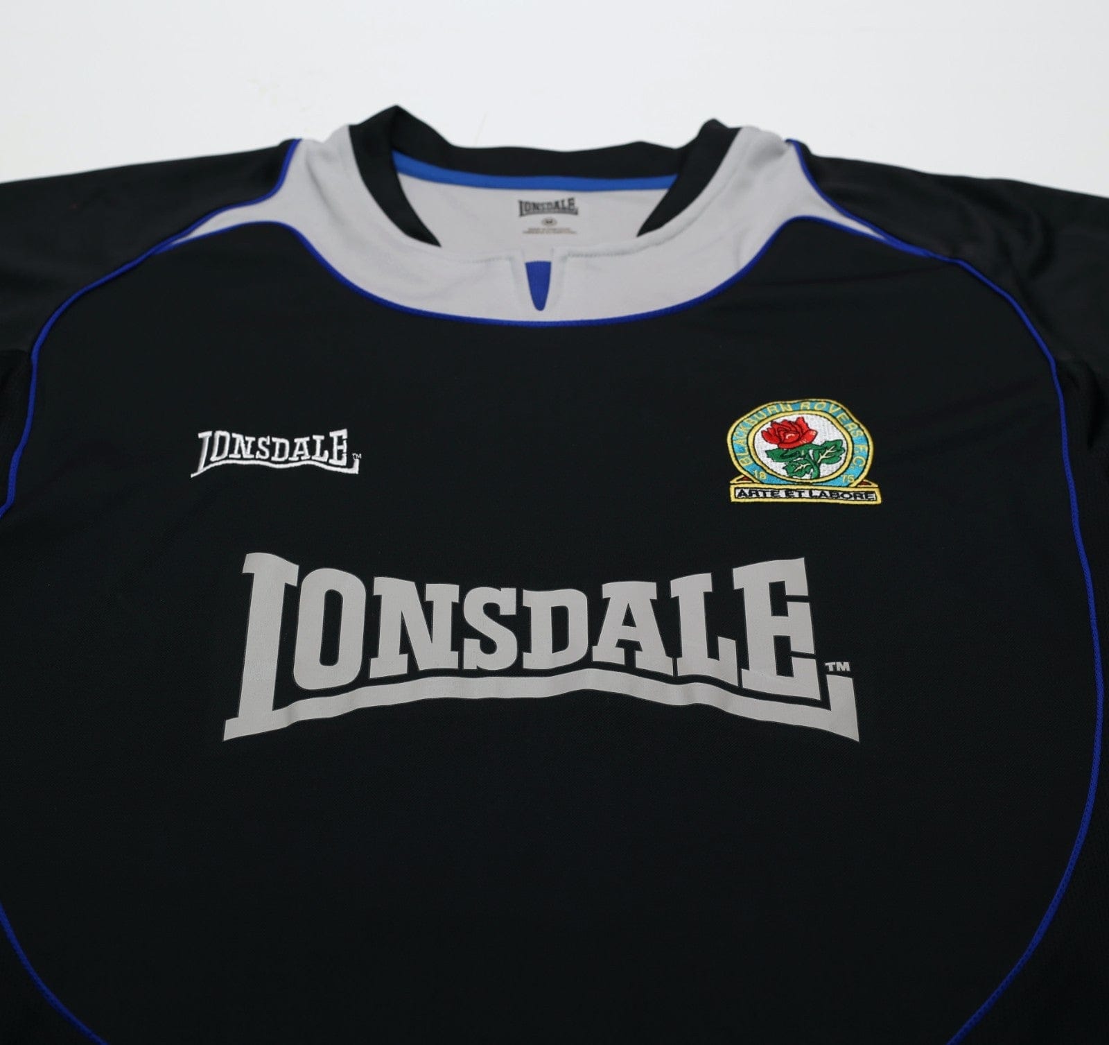 2005/06 PEDERSEN #12 Blackburn Rovers Vintage Lonsdale Away Football Shirt (M)