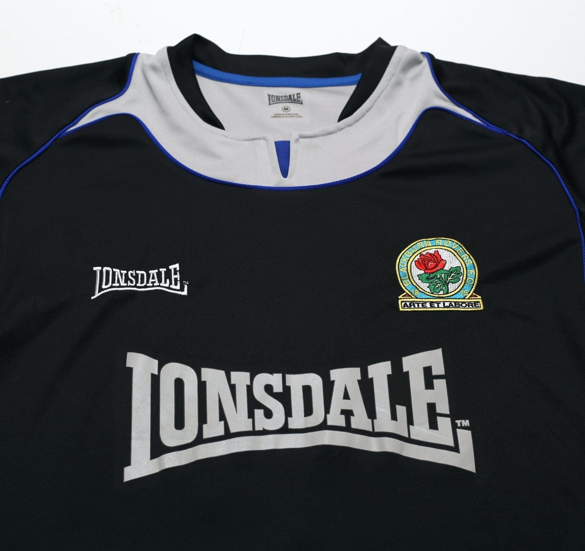 2005/06 PEDERSEN #12 Blackburn Rovers Vintage Lonsdale Away Football Shirt (M)