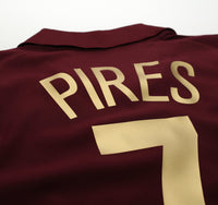 2005/06 PIRES #7 Arsenal Vintage Nike UCL Home Football Shirt Jersey (S)