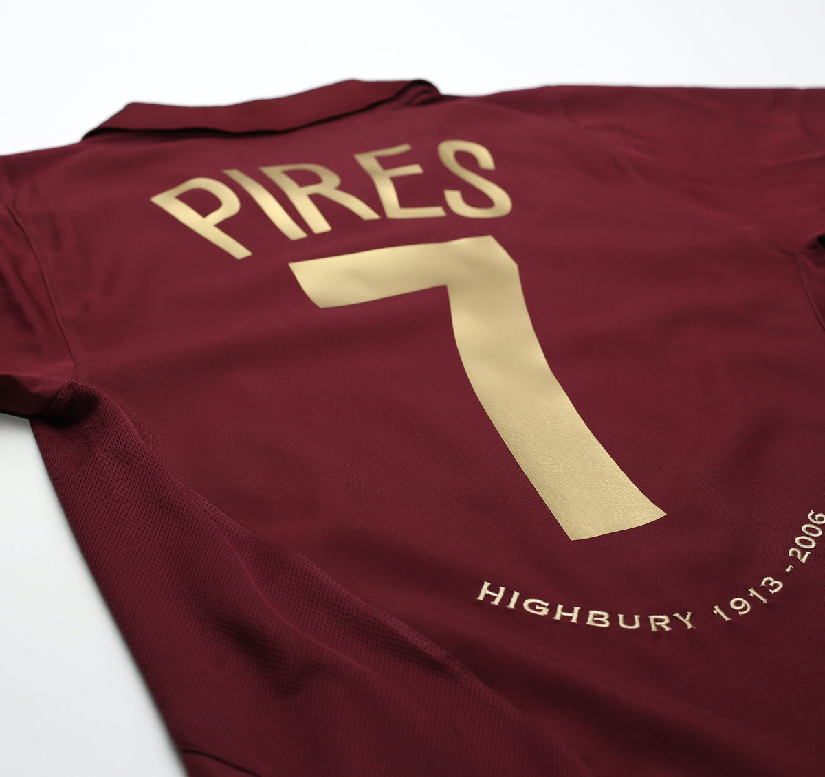 2005/06 PIRES #7 Arsenal Vintage Nike UCL Home Football Shirt Jersey (S)