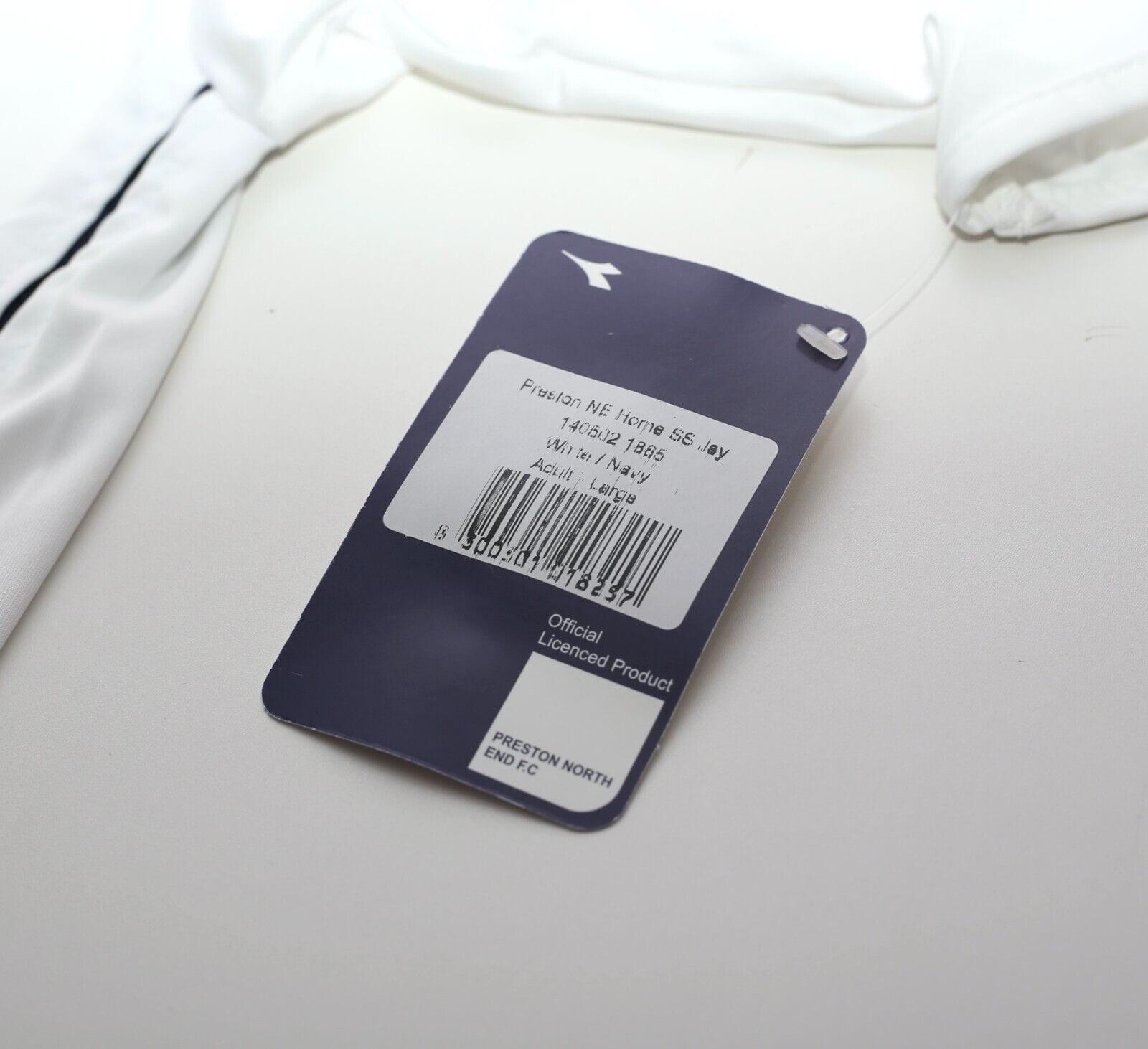 2005/06 PRESTON NORTH END Vintage Diadora Football Shirt (L) BNWT