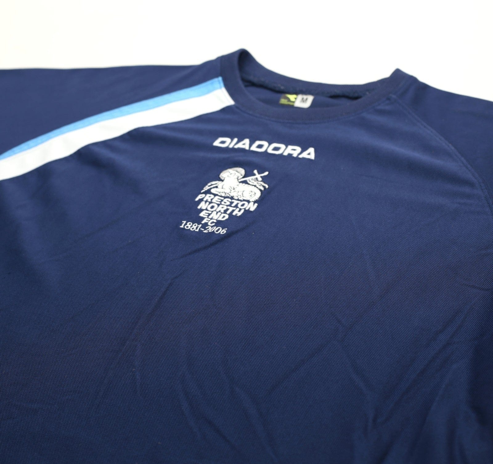 2005/06 PRESTON NORTH END Vintage Diadora Football Training Sweatshirt (M)