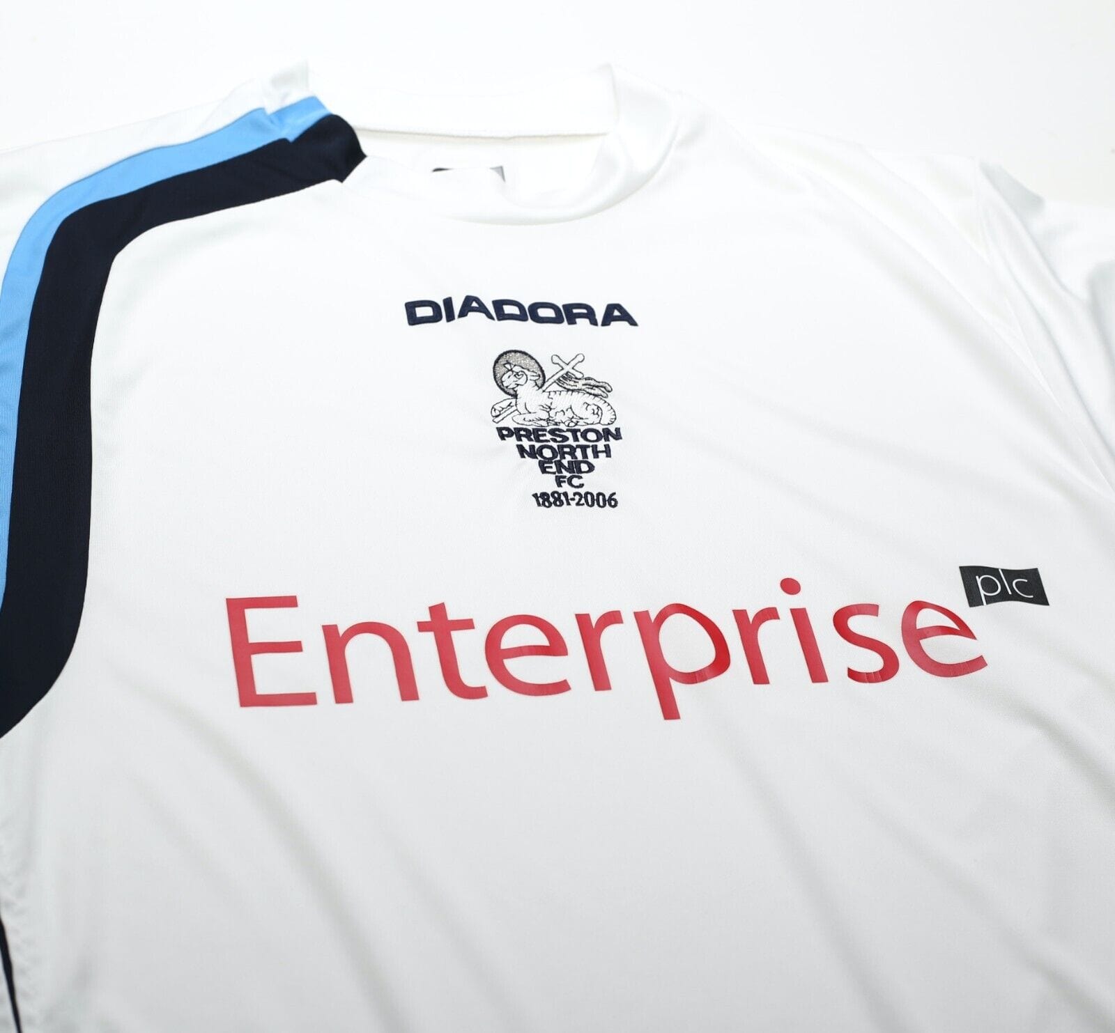 2005/06 PRESTON NORTH END Vintage Diadora Home Football Shirt (M)