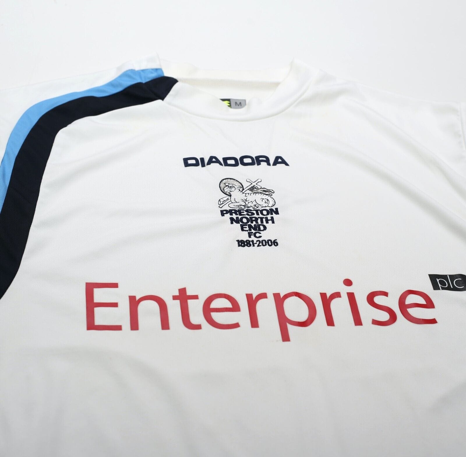 2005/06 PRESTON NORTH END Vintage Diadora Home Football Shirt (M)