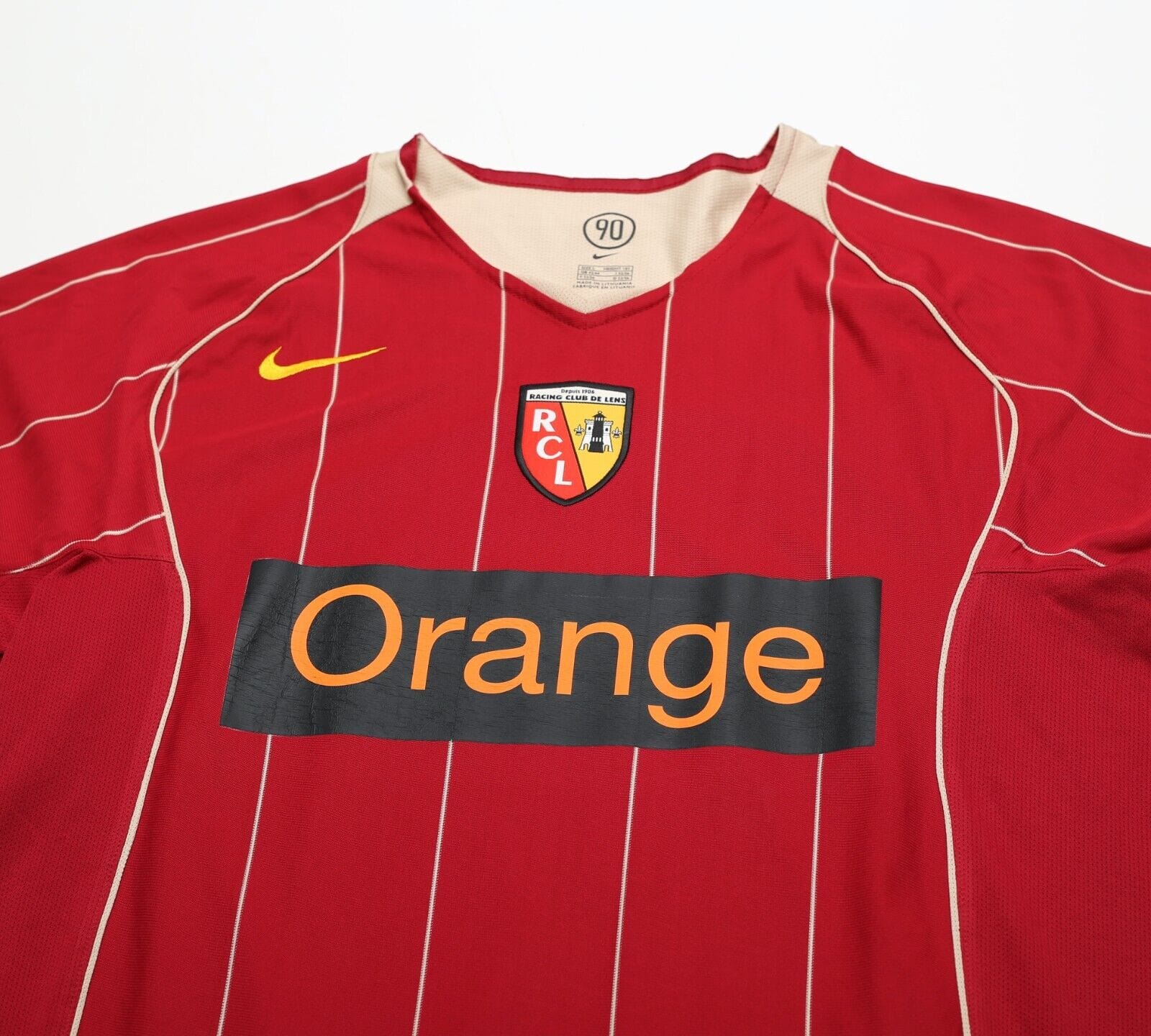 2005/06 RC LENS Vintage Nike Away Football Shirt Jersey (L)