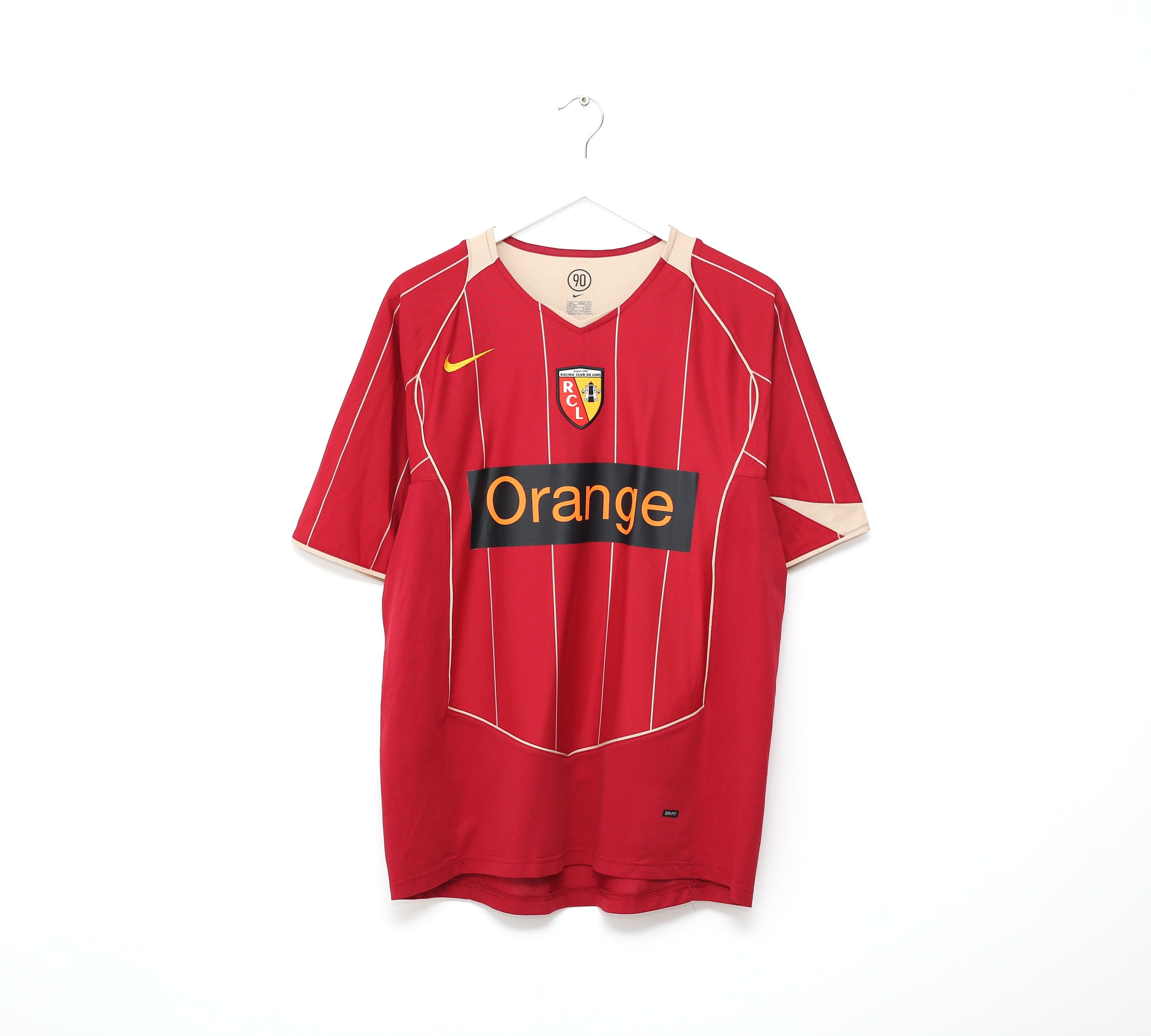 2005/06 vintage RC Lens away shirt | Size L | Classic Nike kit