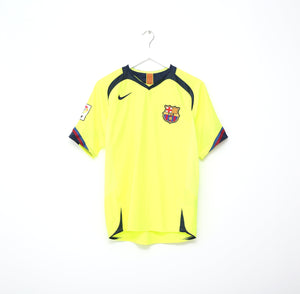 2005/06 RONALDINHO #10 Barcelona Vintage Nike Away Football Shirt Jersey (S)