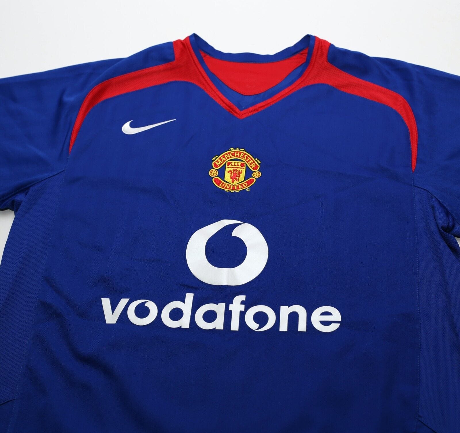 2005/06 RONALDO #7 Manchester United Vintage Nike Away Football Shirt (L)