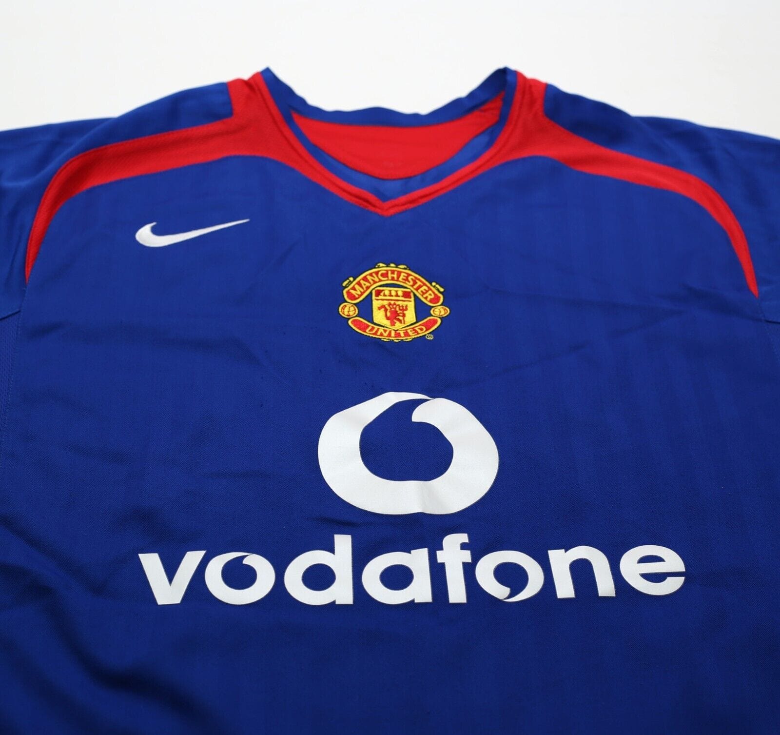 2005/06 RONALDO #7 Manchester United Vintage Nike Away Football Shirt (L)