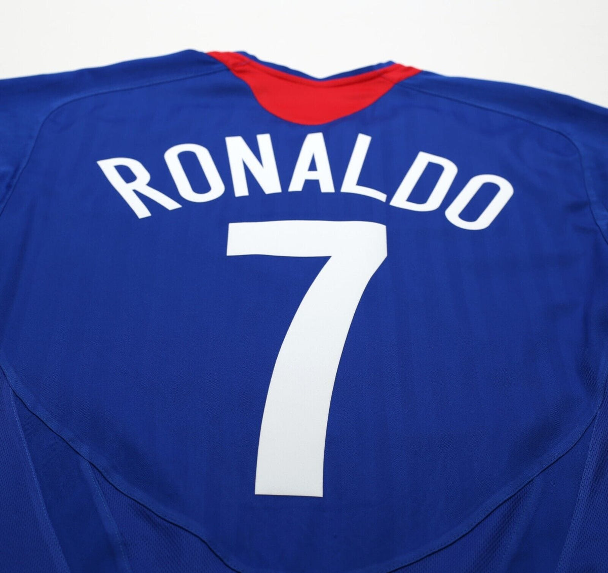 2005/06 RONALDO #7 Manchester United Vintage Nike Away Football Shirt (L)