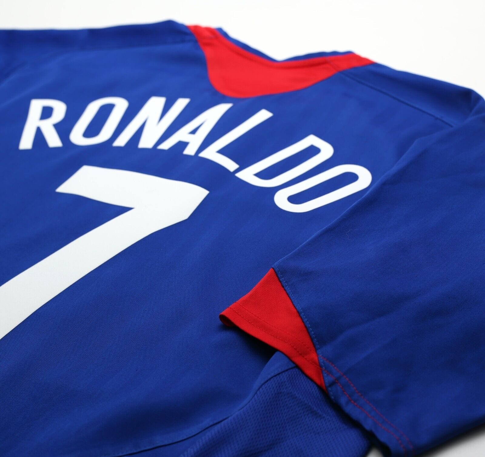2005/06 RONALDO #7 Manchester United Vintage Nike Away Football Shirt (L)