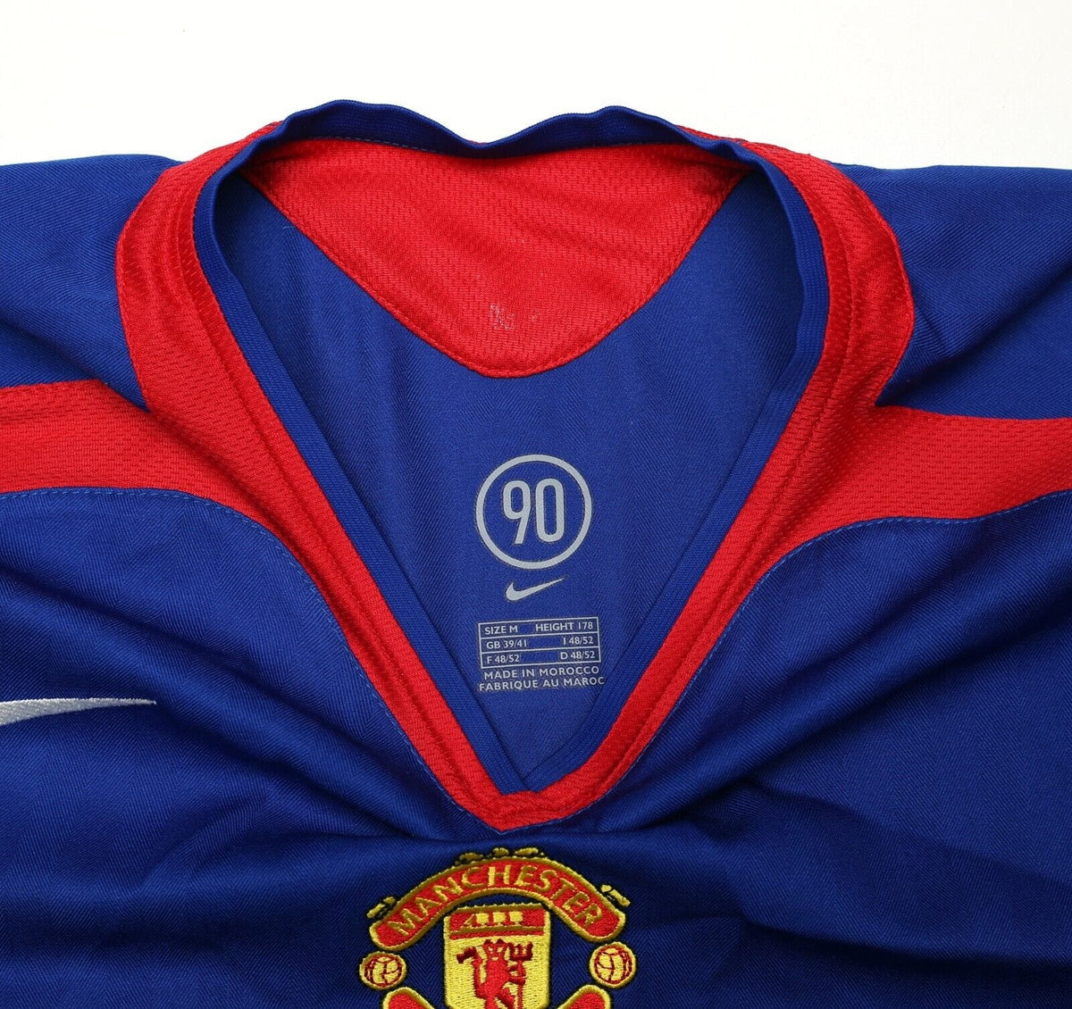 2005/06 RONALDO #7 Manchester United Vintage Nike Away Football Shirt (L)