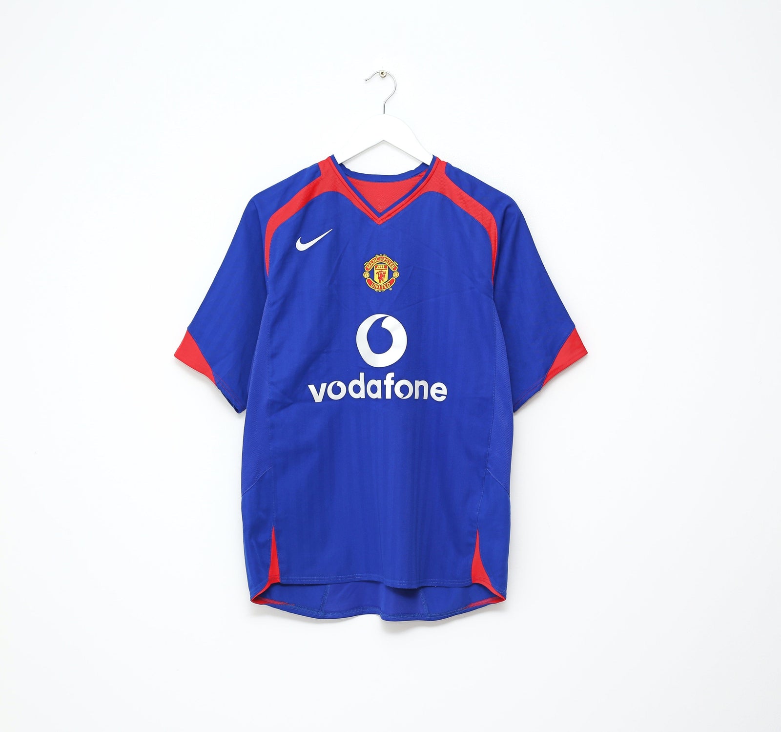 2005/06 RONALDO #7 Manchester United Vintage Nike Away Football Shirt (L)