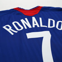 2005/06 Ronaldo #7 Manchester United Vintage Nike Away Football Shirt (XL)