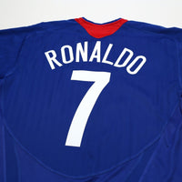 2005/06 Ronaldo #7 Manchester United Vintage Nike Away Football Shirt (XL)