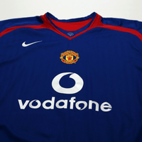 2005/06 Ronaldo #7 Manchester United Vintage Nike Away Football Shirt (XXL)