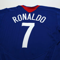2005/06 Ronaldo #7 Manchester United Vintage Nike Away Football Shirt (XXL)
