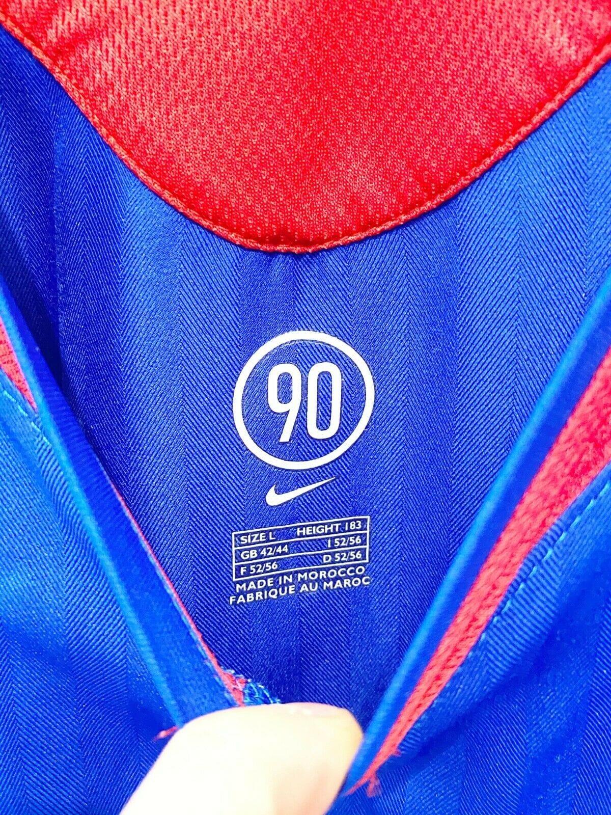 2005/06 RONALDO #7 Manchester United Vintage Nike UCL Third Football Shirt (L)