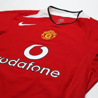 2005/06 Rooney #8 Manchester United Vintage Nike Home Football Shirt (M)