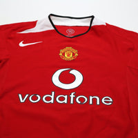 2005/06 Rooney #8 Manchester United Vintage Nike Home Football Shirt (M)