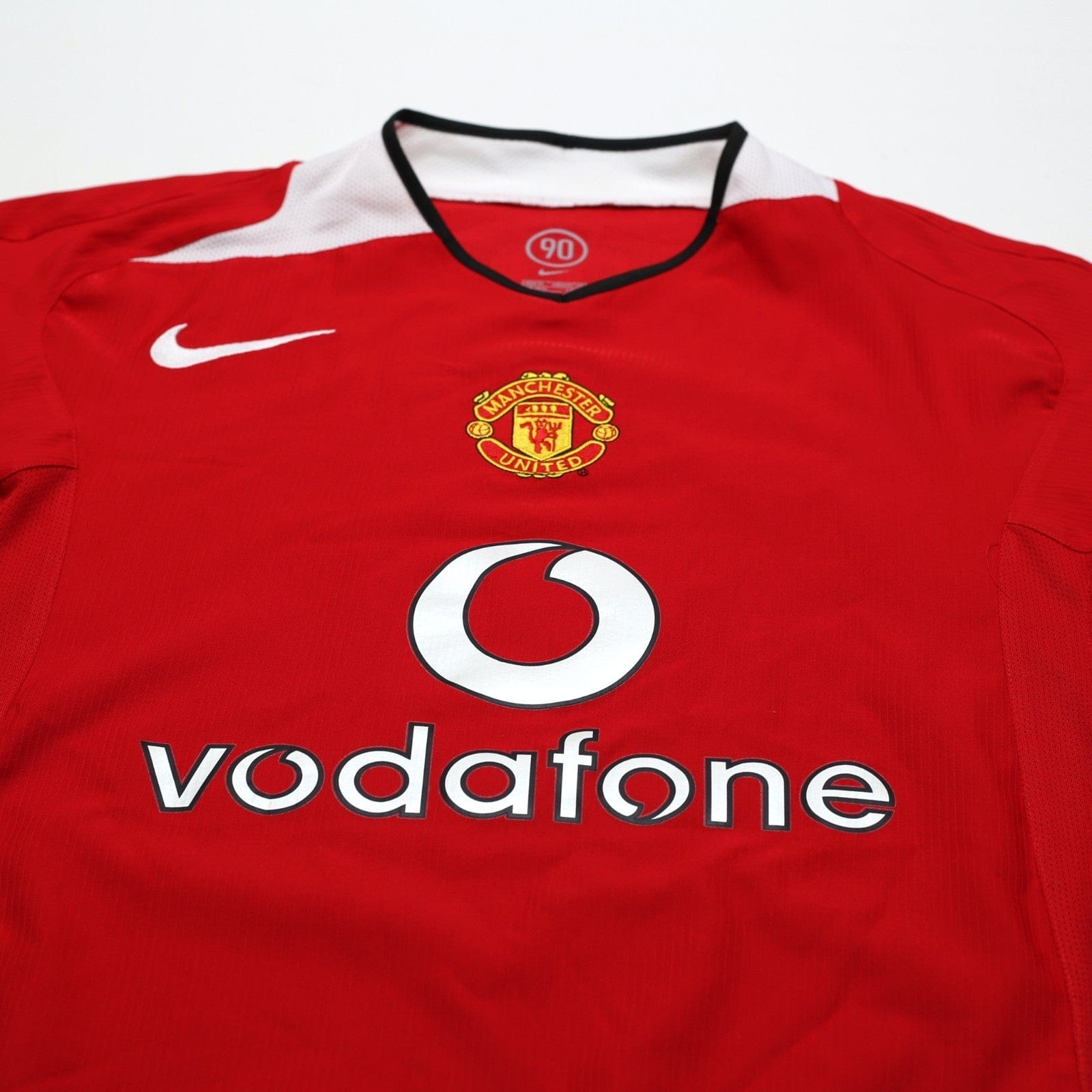 2005/06 Rooney #8 Manchester United Vintage Nike Home Football Shirt (M)
