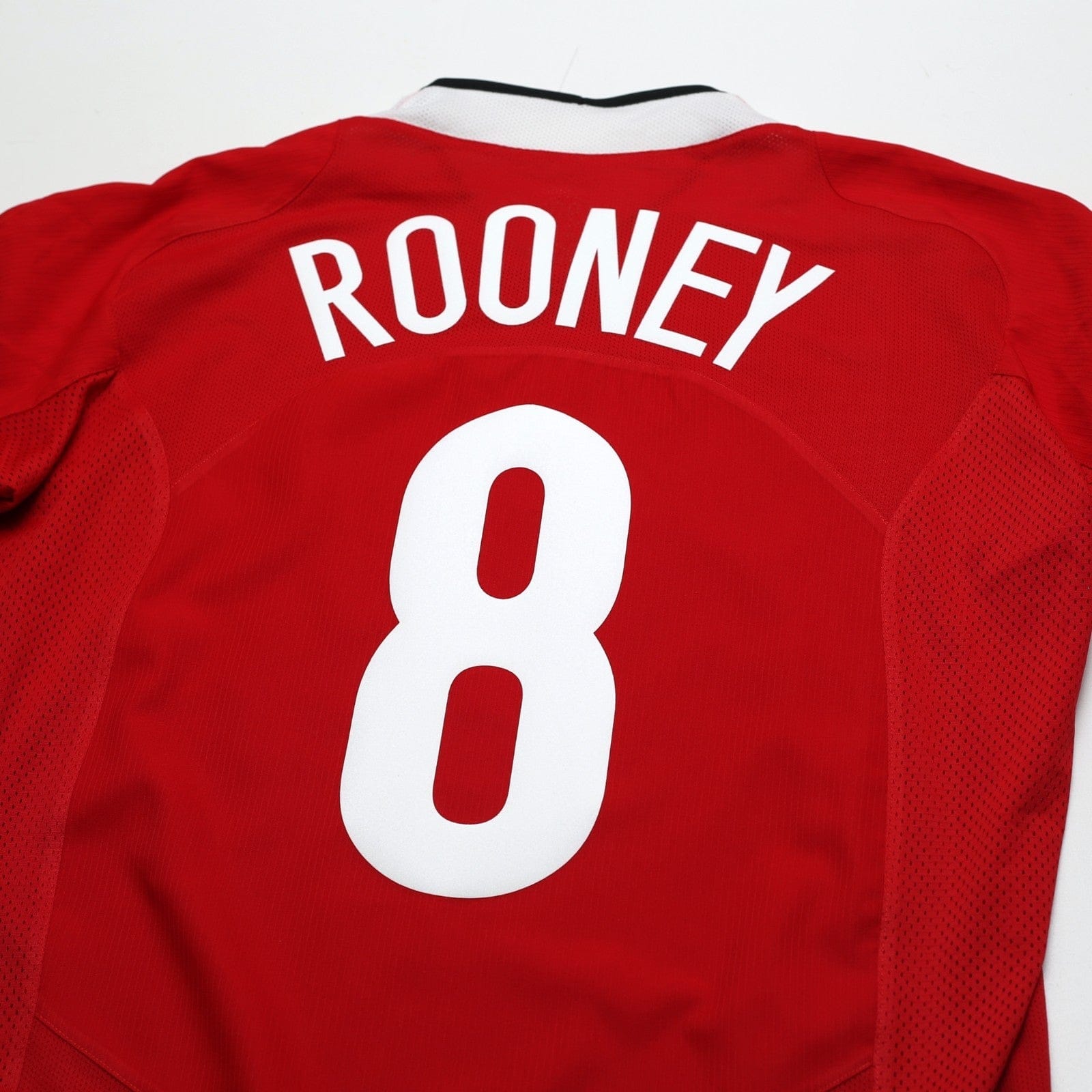 2005/06 Rooney #8 Manchester United Vintage Nike Home Football Shirt (M)