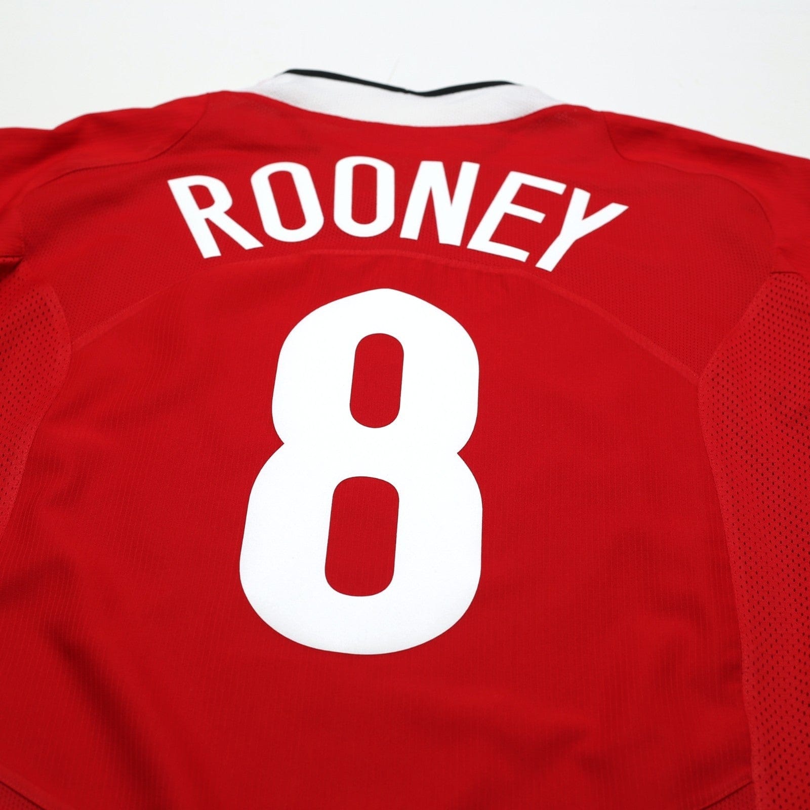 2005/06 Rooney #8 Manchester United Vintage Nike Home Football Shirt (M)