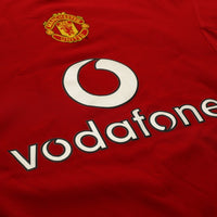 2005/06 Rooney #8 Manchester United Vintage Nike Home Football Shirt (M)