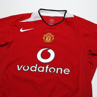 2005/06 Rooney #8 Manchester United Vintage Nike Home Football Shirt (M)
