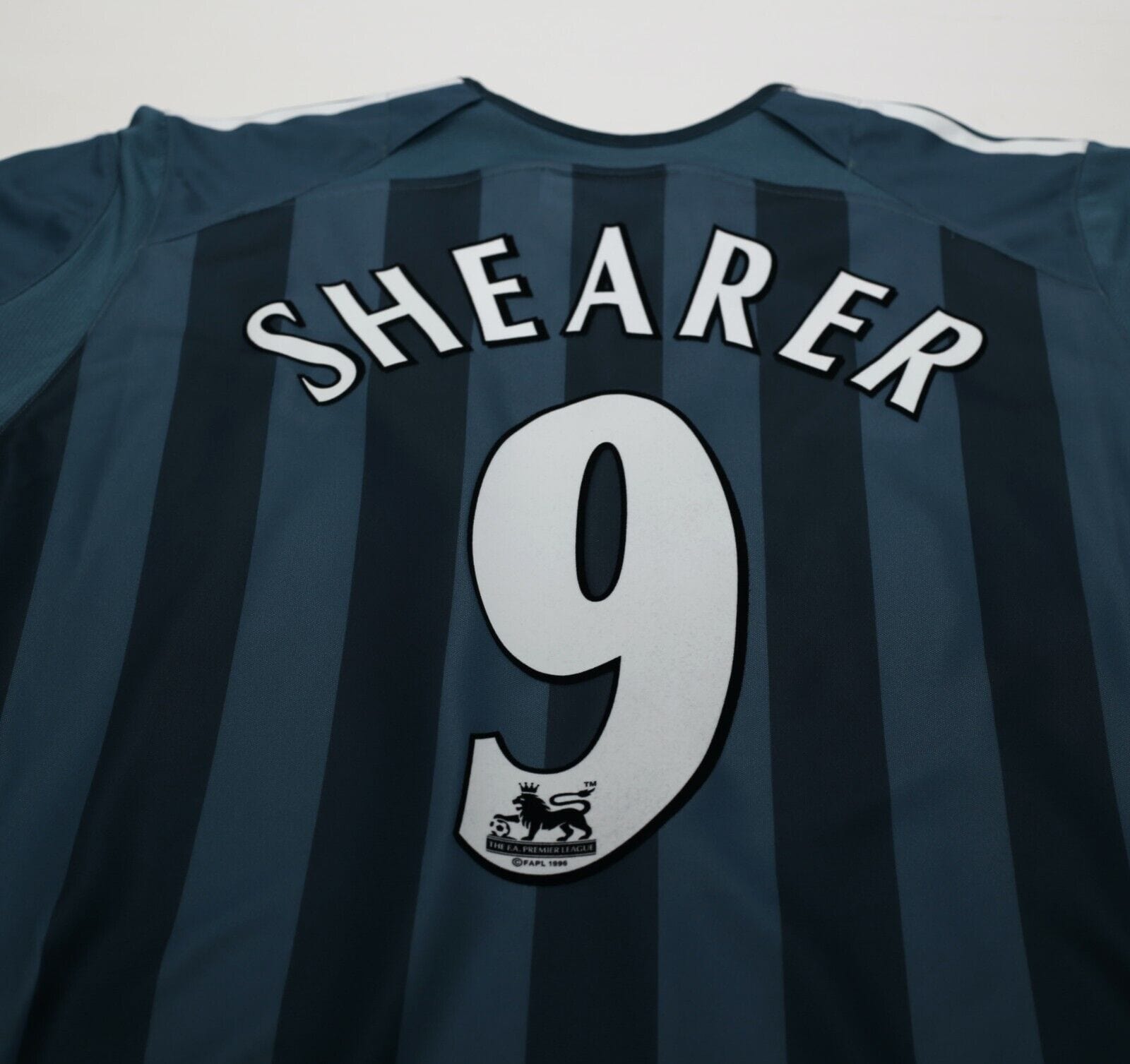 2005/06 SHEARER #9 Newcastle United Vintage adidas Away Football Shirt (XL)