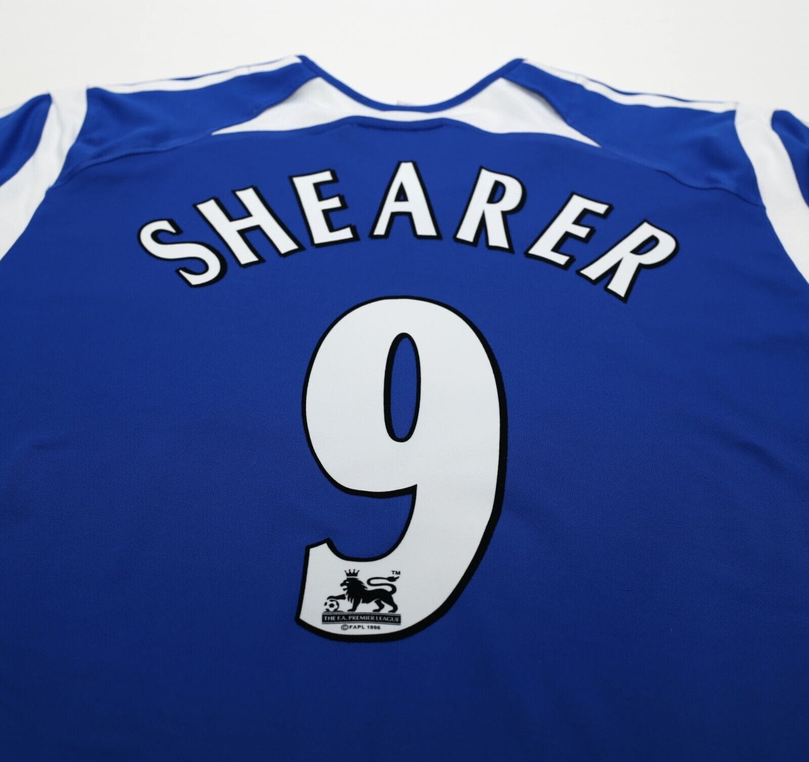 2005/06 SHEARER #9 Newcastle United Vintage adidas Third Football Shirt (XL)