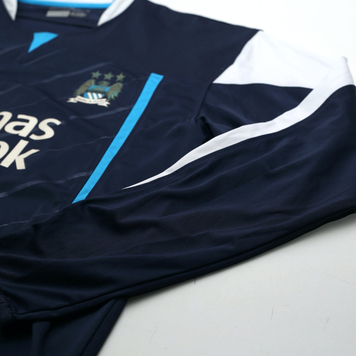 2005/06 Sun Ji Hai #17 Manchester City Vintage Reebok Away LS Football Shirt (M)