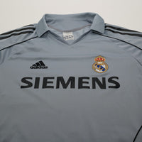 2005/06 Zidane #5 Real Madrid Vintag adidas Third Football Shirt (M)