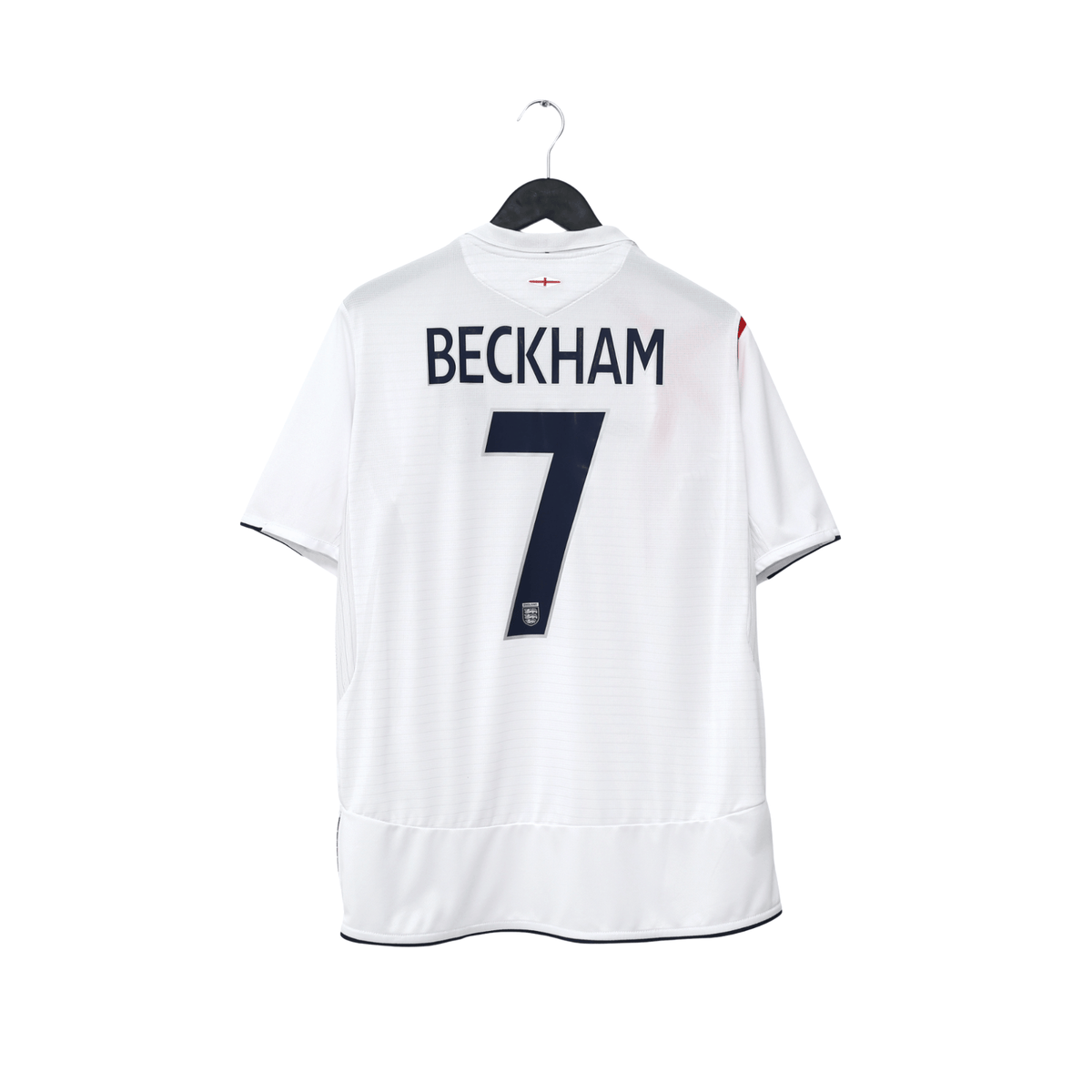 2005/07 Beckham #7 England Vintage Umbro Home Football Shirt (L) WC 2006