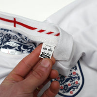 2005/07 Beckham #7 England Vintage Umbro Home Football Shirt (L) WC 2006